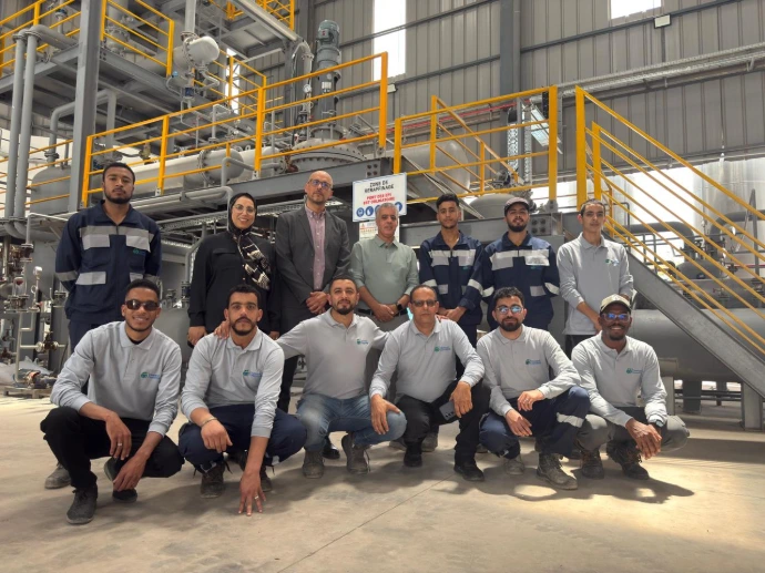 Chemical Consulting team inside the treatment facility